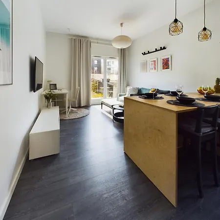 Elegancki Z Tarasem W Gdansku By Renters * 格但斯克
